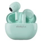 ThinkPlus Bluetooth 5.0 Touch Air Pods with HD Microphone. 250 mAh battery. HD stereo sound / Model XT93 - Blue Green Color