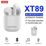 ThinkPlus Bluetooth 5.0 Touch Air Pods with HD Microphone. 250 mAh battery. HD stereo sound / Model XT89- White Color - Image 3