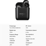 ThinkPlus Bluetooth 5.0 Touch Air Pods with HD Microphone. 250 mAh battery. HD stereo sound / Model LP2 - Black Color - Image 6