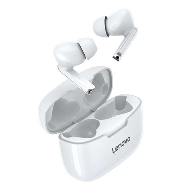 ThinkPlus Bluetooth 5.0 Touch Air Pods with HD Microphone. 250 mAh battery. HD stereo sound / Model XT90 - White Color