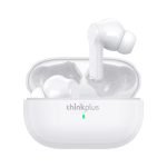 ThinkPlus Bluetooth 5.0 Touch Air Pods with HD Microphone. 250 mAh battery. HD stereo sound / Model LP1S - White Color