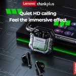 ThinkPlus Bluetooth 5.0 Touch Air Pods with HD Microphone. 250 mAh battery. HD stereo sound / Model XT81- Black Color - Image 6