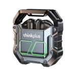 ThinkPlus Bluetooth 5.0 Touch Air Pods with HD Microphone. 250 mAh battery. HD stereo sound / Model XT81- Black Color