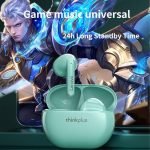 ThinkPlus Bluetooth 5.0 Touch Air Pods with HD Microphone. 250 mAh battery. HD stereo sound / Model XT93 - Blue Green Color - Image 2
