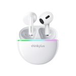 ThinkPlus Bluetooth 5.0 Touch Air Pods with HD Microphone. 250 mAh battery. HD stereo sound / Model XT97- White Color