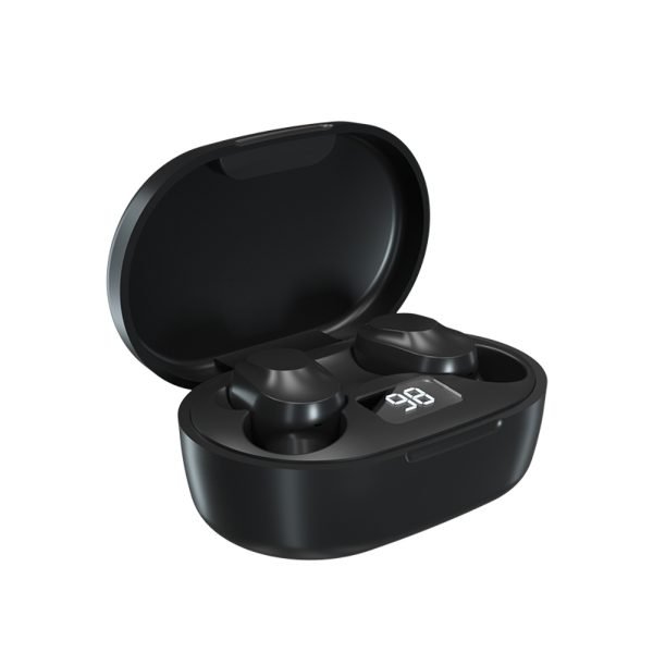 ThinkPlus Bluetooth 5.0 Touch Air Pods with HD Microphone. 250 mAh battery. HD stereo sound / Model XT91 - Black Color
