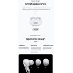 ThinkPlus Bluetooth 5.0 Touch Air Pods with HD Microphone. 250 mAh battery. HD stereo sound / Model LP5 - White Color - Image 3