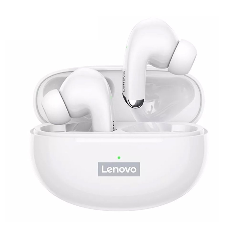sad5sa6d56sa5d6s5a6 ThinkPlus Bluetooth 5.0 Touch Air Pods with HD Microphone. 250 mAh battery. HD stereo sound / Model LP5 - White Color - Image 1