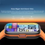 ⁦ساعة سمارت الترا  تعمل باللمس شاشة 1.91 بوصة HD عالية الدقة مزود بتقنية NFC ومقاومة للماء / موديل DV03 - لون ازرق⁩ - الصورة ⁦2⁩