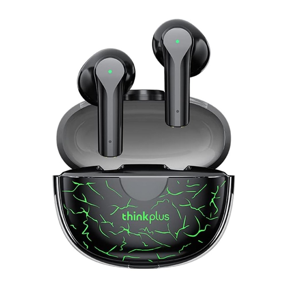 5sa6d5sa6d5sa6+ ThinkPlus Bluetooth 5.0 Touch Air Pods with HD Microphone. 250 mAh battery. HD stereo sound / Model XT95 Pro- Black Color - Image 1