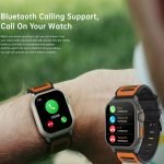⁦ساعة سمارت الترا  تعمل باللمس شاشة 1.96 بوصة HD عالية الدقة مزود بتقنية NFC ومقاومة للماء / موديل DV02 - لون اسود⁩ - الصورة ⁦6⁩