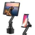 Mobile phone and iPad holder for the car that fits in the cup holder in the car / Model B16