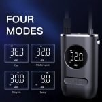 Wireless portable air pump and blower that works without connections 50 Watt -  Battery 4000Mah / Model CZK-3668 - Black - Image 2