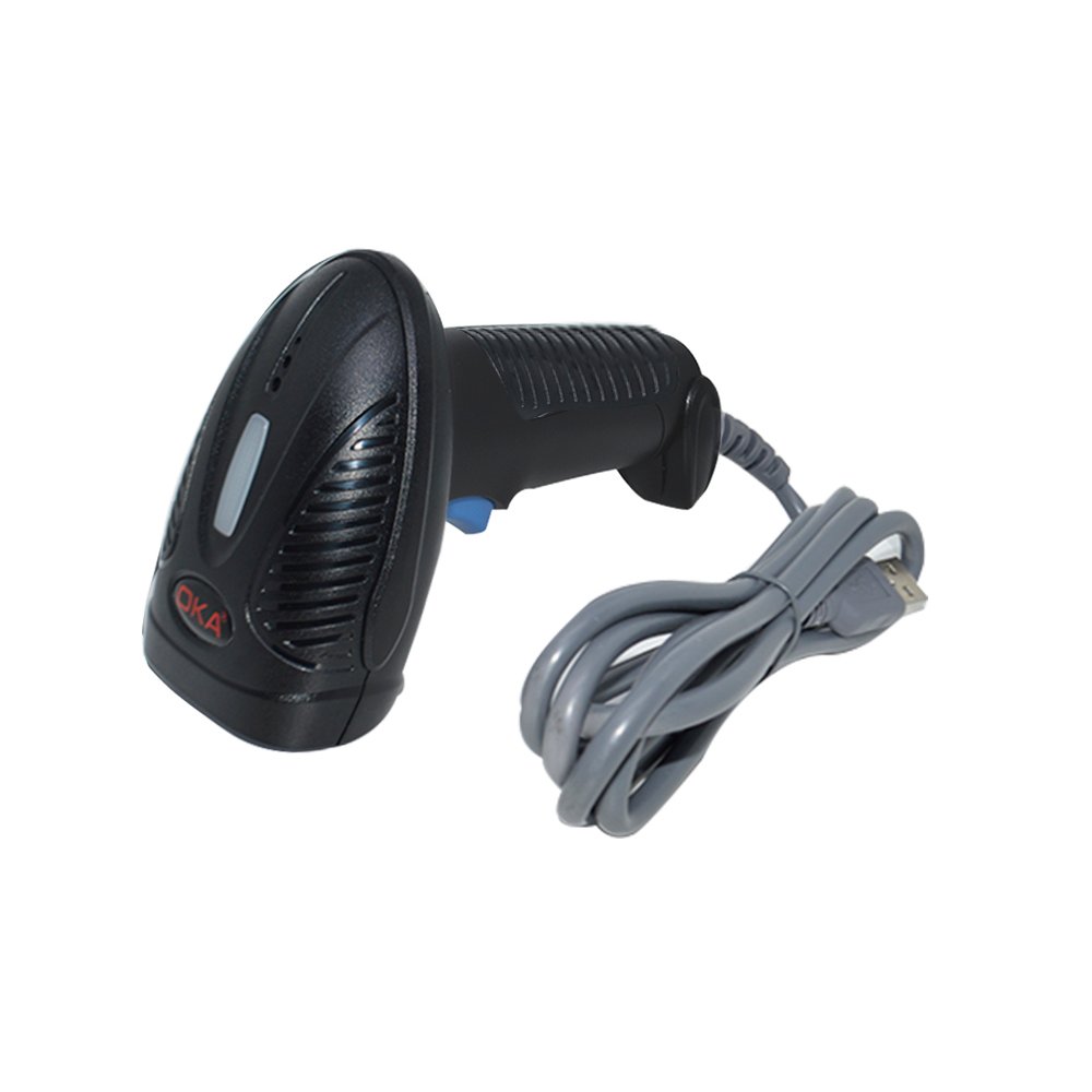 ASdsanhdjhsadj OKA Barcode Scanner & QR Code High Quality Wired Laser - 2D / Model BBH200 - Image 1