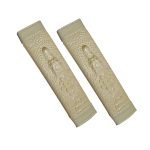 2 pieces of leather car seat belt cover, suitable for all cars, in the shape of a crocodile / Model GTC100 - Beaje Color