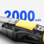 Wireless Cordless, foldable and rechargeable portable vacuum cleaner for car and home - 120W - 7.4V / Model BBV10 - Image 2