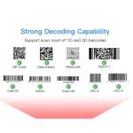⁦2D اوكا سكانر باركود  مكتبي عالي الجودة لقراءة جميع انواع الباركود & QR / موديل ZM5000⁩ - الصورة ⁦2⁩