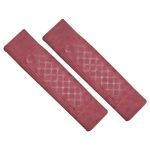 2 pieces of car seat belt cover made of velor, suitable for all cars / Model GTC300  - Red Color