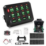 RGB keyboard consisting of 12 multi-functional keys to control the electrical circuits of the car or home  / CCX100 - Image 2