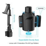 Mobile phone and iPad holder for the car that fits in the cup holder in the car / Model B16 - Image 5