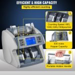 Mixed money Counting sorting and counterfeit detection machine (dollar - euro - Chinese yuan - Kuwaiti dinar) / Model XHL-5817 - Image 6