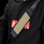 2 pieces of leather car seat belt cover, suitable for all cars / Model GTC200 - Beaje * Black Color - Image 3
