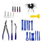 A set of tools for dismantling, repairing and installing dashboard / 145 Pieces - Blue Color