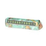 car parking number plate is attached to the car dashboard for easy and quick access - Model HT-902 / Multi Color - Image 4