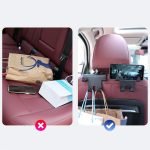 ⁦2 هوك مناسب لتنظيم وحمل الاغراض والموبايل داخل السيارة يثبت في ضهر الكرسي / موديل BCX3⁩ - الصورة ⁦9⁩