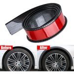 Adhesive accessory to decorate car edges - 1.5 Meters long / LLK model - Carbon color - Image 4