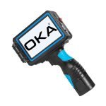OKA portable wireless printer touch intelligent inkjet printer for printing on cartons, wood, iron and aluminum with ink / Model TTR100 - Image 2
