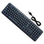 Wired keyboard with USB port, Arabic-English, convenient and comfortable for the eyes / Model K3