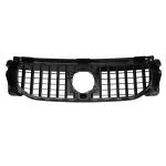 Car front grille compatible with Mercedes E W212 Model 2014 - 2015 GT / Chrome Color - Image 2