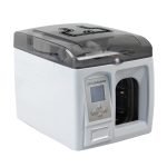 Thermal paper money wrapping device for attaching money to divide packages / Model 309