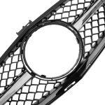 Car front grille compatible with Mercedes CW205 Model 2015-2018 Without Camera Hole AMG / Chrome Color - Image 2