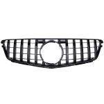 Car front grille compatible with Mercedes CW204 From Model 2008 to 2014 GT / Black Color - Image 2