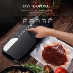 Vacuum Food Sealer and emptying air inside bags to preserve food and meat / model QH-0301 - Image 3
