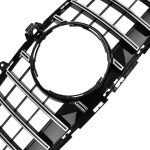Car front grille compatible with Mercedes CLS W218 Model 2014-2018 GT / Chrome Color - Image 2