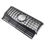 Car front grille compatible with Mercedes G Class G500 W463 Model 1990-2018 GT / Chrome Color - Image 2