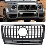 شبكة سيارة امامية متوافقة مع سيارات مرسيدس G Class G500 W46 موديل 1990-2018 GT / لون اسود
