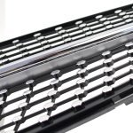 Car front grille compatible with Mercedes CW205 Model 2019-2021 Without Camera Hole / Diamond Chrome Color - Image 3