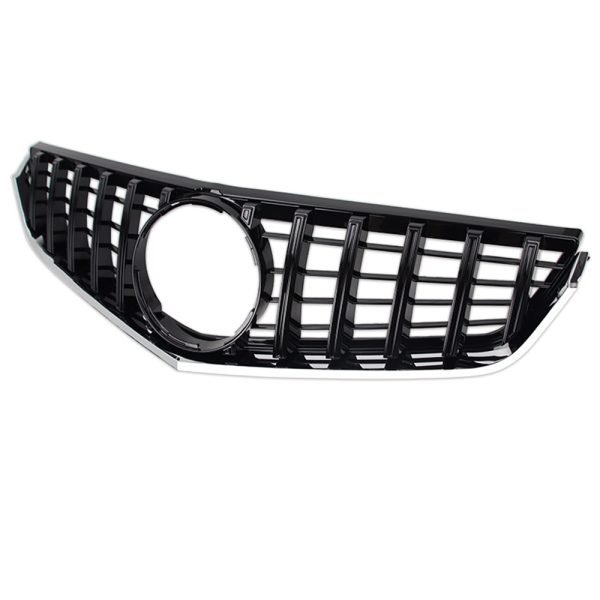 Car front grille compatible with Mercedes E W207 Model 2009 - 2012 GT / Chrome Color
