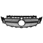 Car front grille compatible with Mercedes E W213 Model 2016-2019 / Diamond Black Color - Image 2