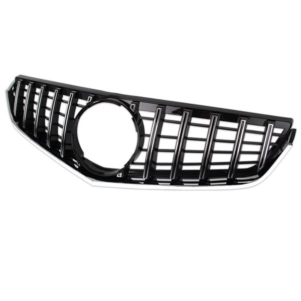 Car front grille compatible with Mercedes E W207 Model 2013-2017 GT / Chrome Color