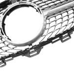 Car front grille compatible with Mercedes E W213 Model 2021- / Diamond Chrome Color - Image 2