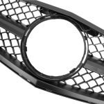 Car front grille compatible with Mercedes CW205 Model 2015-2018 AMG Without Camera Hole / Black Color - Image 2