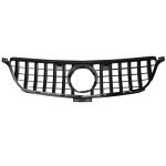 Car front grille compatible with Mercedes ML W164 Model 2005-2008 GT / Black Color - Image 2