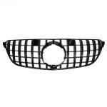 Car front grille compatible with Mercedes GLE 166 Model 2016-2019 GT / Black Color - Image 2