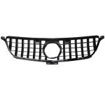 Car front grille compatible with Mercedes ML W164 Model 2005 - 2008 GT / Chrome Color - Image 3