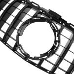 Car front grille compatible with Mercedes CW205 Model 2019-2021 GT With Camera Hole / Black Color - Image 4